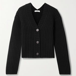 Vince cashmere cardigan wide sleeves v neck xs